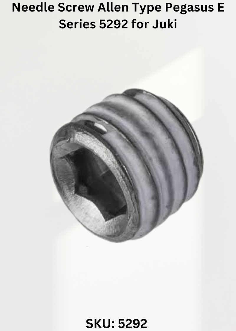 Needle Screw Allen Type Pegasus E Series 5292 for Juki MO-6500S and Juki M700 Sewing Machines