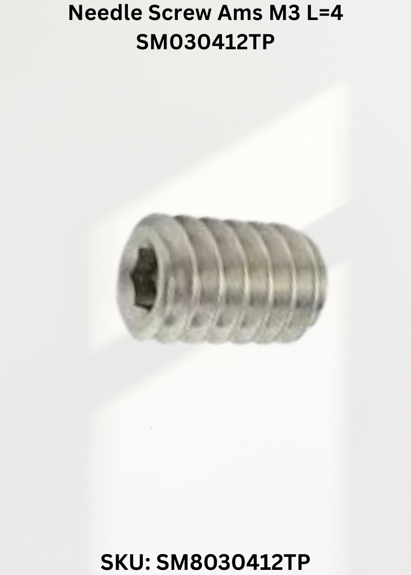 Needle Screw Ams M3 L=4 SM030412TP