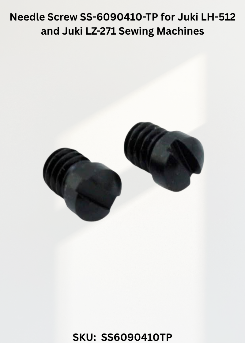 Needle Screw SS-6090410-TP for Juki LH-512 and Juki LZ-271 Sewing Machines
