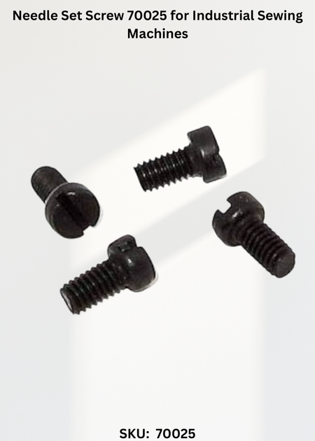 Needle Set Screw 70025 for Industrial Sewing Machines