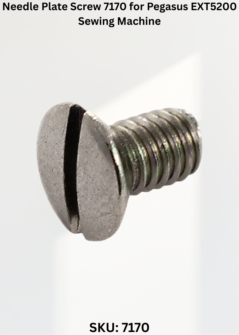 Needle Plate Screw 7170 for Pegasus EXT5200 Sewing Machine
