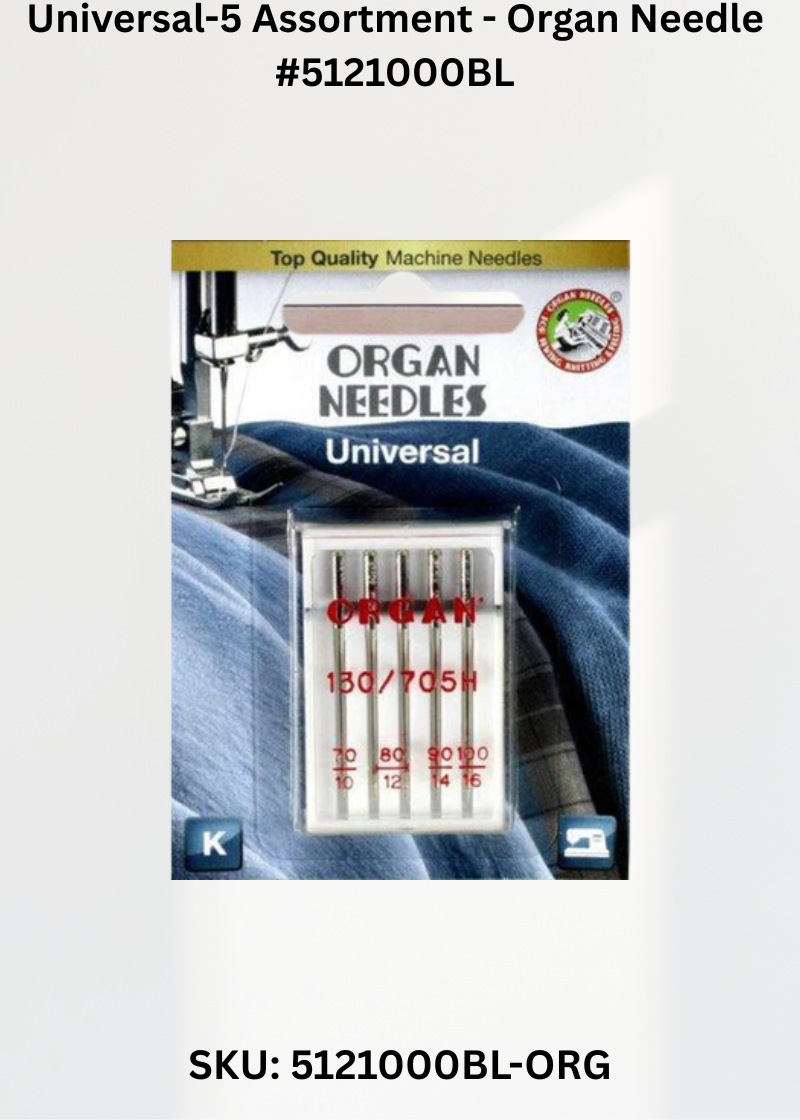 Universal-5 Assortment - Organ Needle #5121000BL