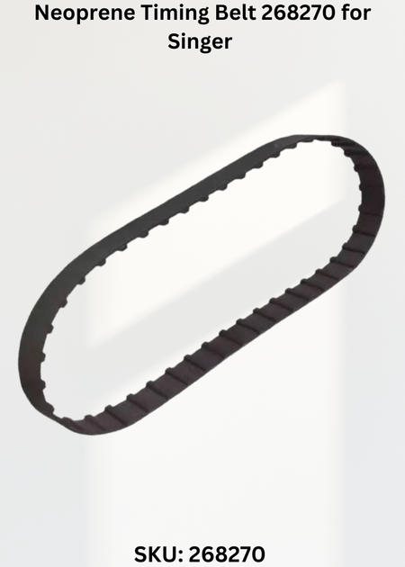 Neoprene Timing Belt 268270 for Singer Industrial Sewing Machines