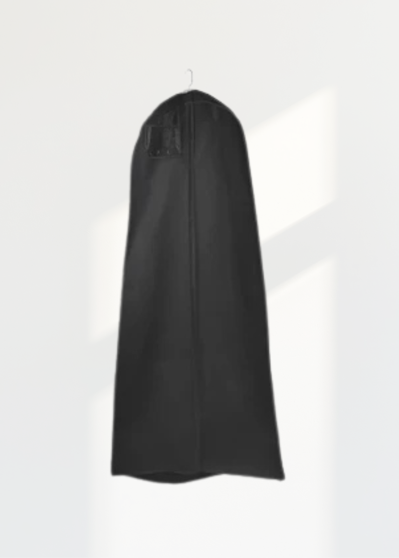 Non-Woven Wedding Dress Garment Bag 24" W/Gusset & Box Bottom - 75 Grams-24"-36" x 72" - 12/Pack - White