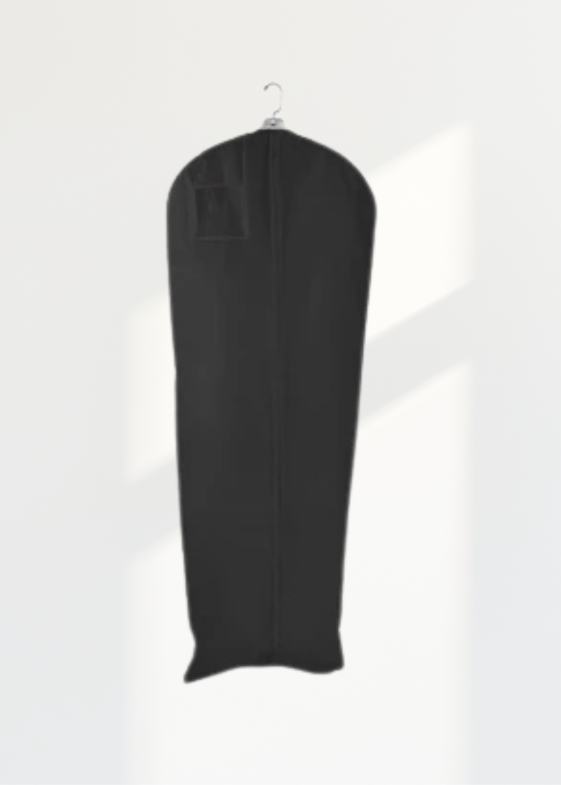Non-Woven Wedding Dress Garment Bag W/O Gusset - 75 Grams - 24" x 65" - 12/Pack - White