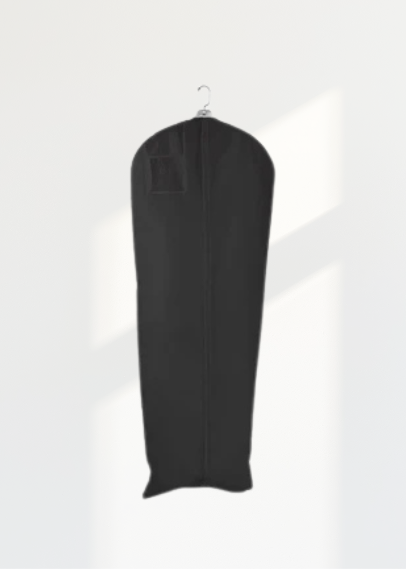 Non-Woven Wedding Dress Garment Bag W/O Gusset - 75 Grams - 24" x 72" - 12/Pack - White