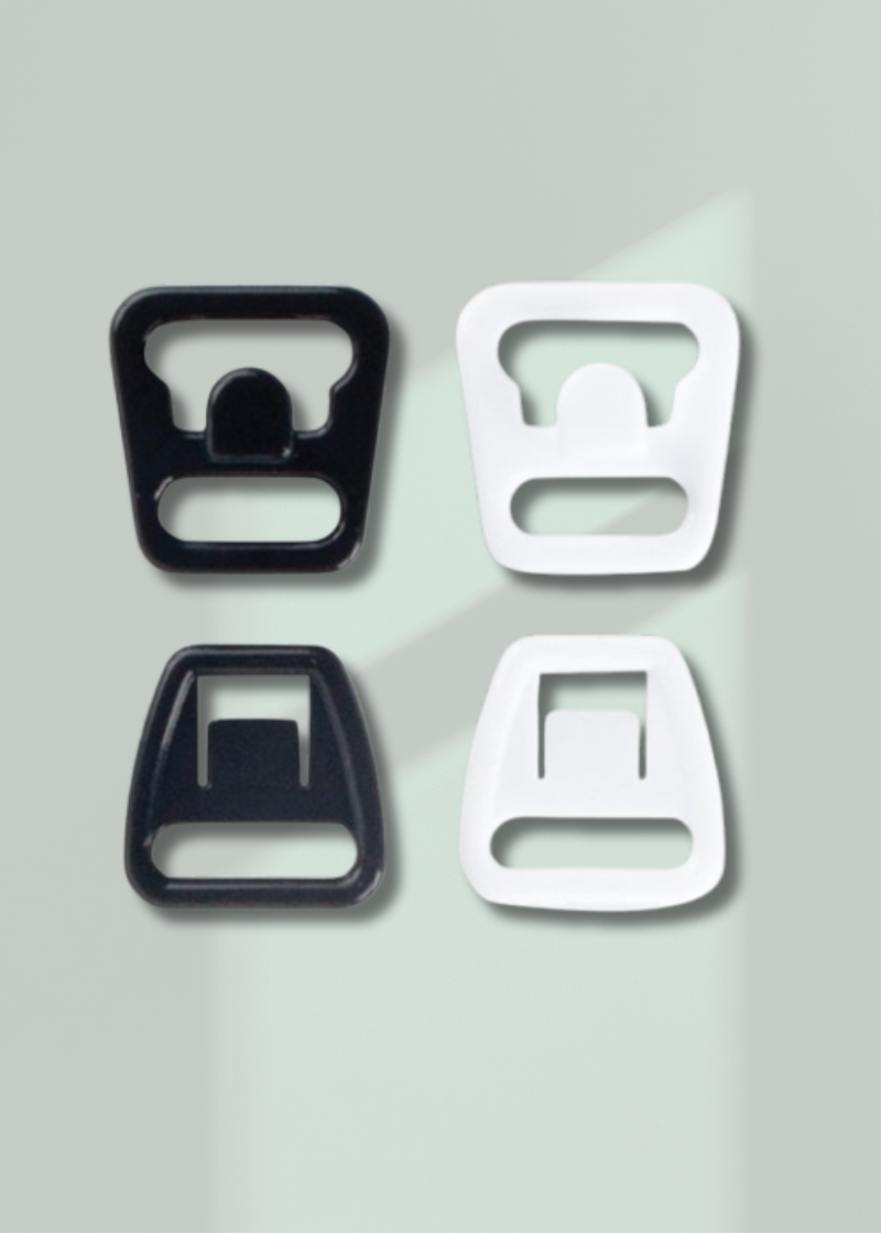 Nursing Bra Clips - 4 Sets/Pack - Black & White