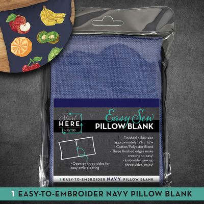 Oesd Easy Sew Pillow Blank Navy