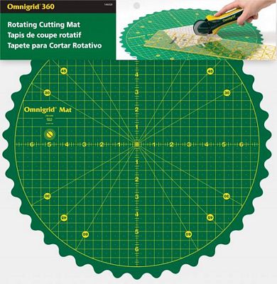 Omnigrid Rotating Cutting Mat 360 degree 14 in
