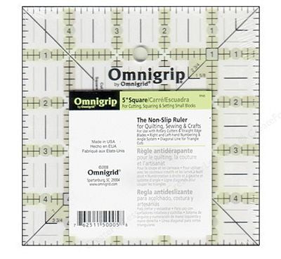 Omnigrid Omnigrip Square Ruler 5 in