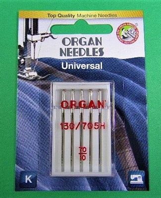 Needle Organ Universal 70/10 Carded/5 Needles