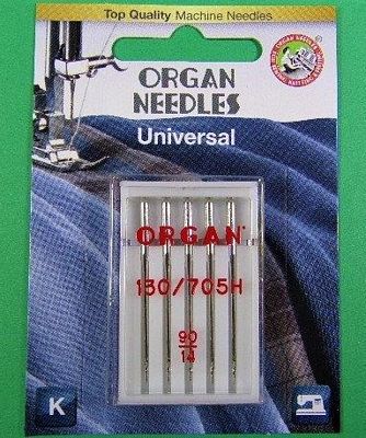 Needle Organ Universal 90/14 Carded/5 Needles