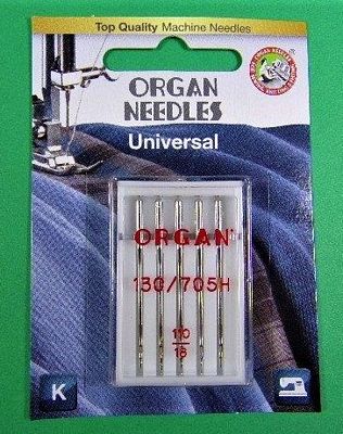 Needle Organ Universal 110/18 Carded/5 Needles
