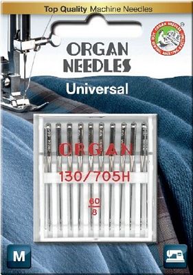 Needle Organ Universal Size 60/8 Carded/10 Needles
