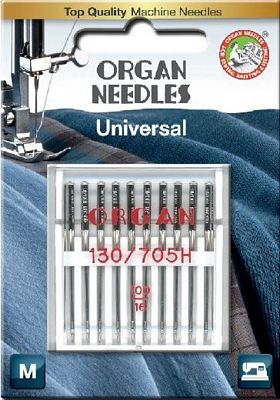 Needle Organ Universal Sz 100/16 Carded/10 Needles