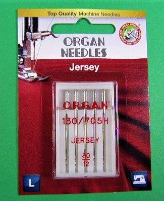Needle Organ Ball Point 80/12 Carded/5 Needles