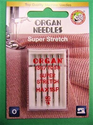 Needle Organ Super Stretch Size 90/14 Card/5