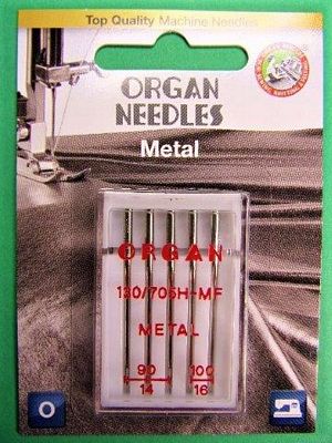 Needle Organ Metallic Assorted 90/14 100/16 C/5