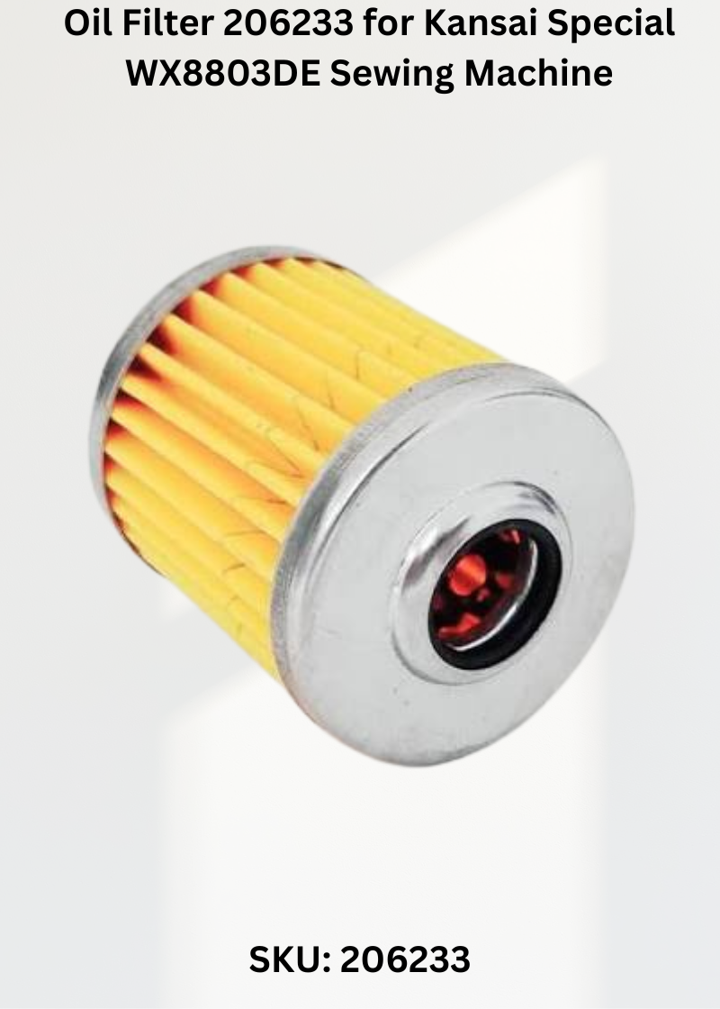 Oil Filter 206233 for Industrial Sewing Machines