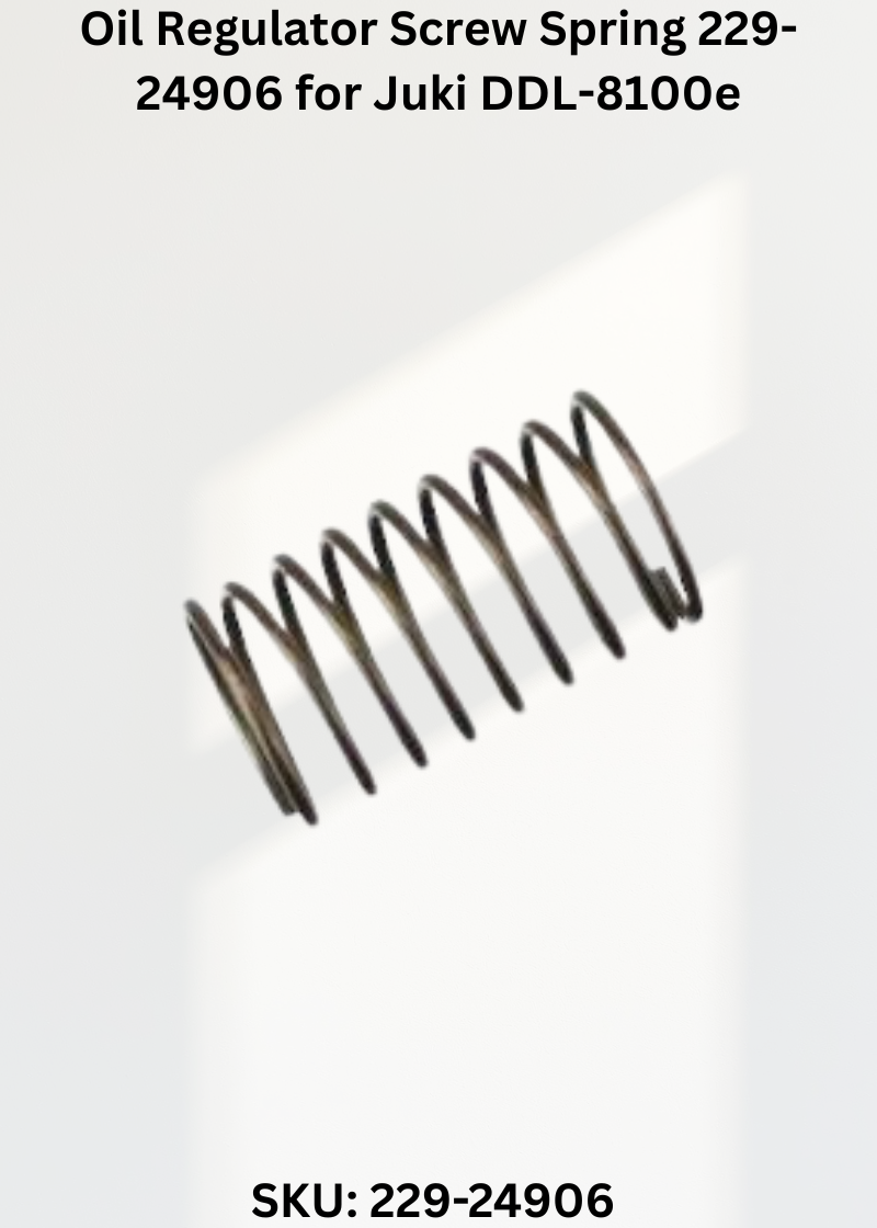 Oil Regulator Screw Spring 229-24906 for Juki DDL-8100e