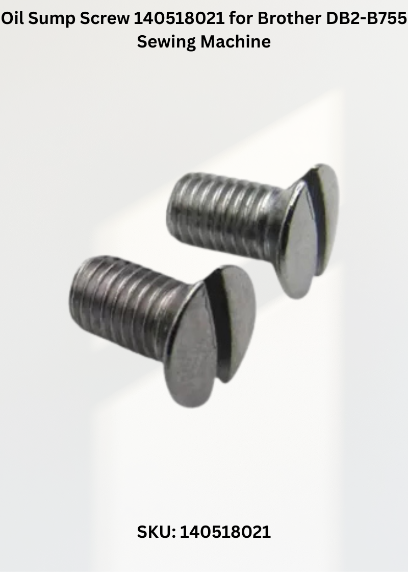 Oil Sump Screw 140518021 for Brother DB2-B755 Sewing Machine