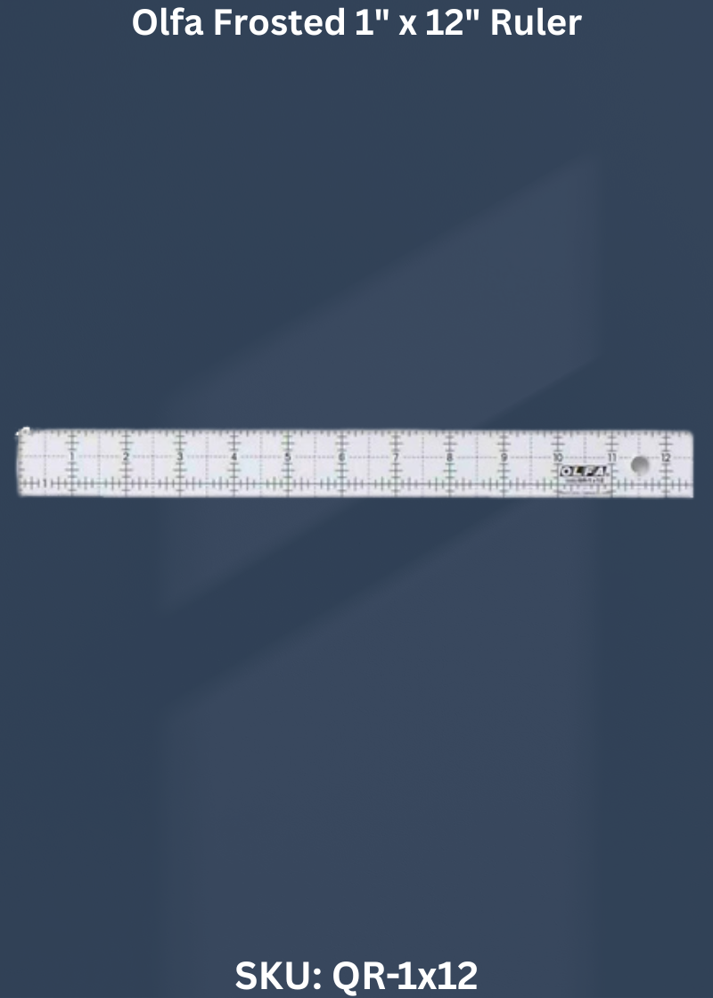 Olfa Frosted 1" x 12" Ruler