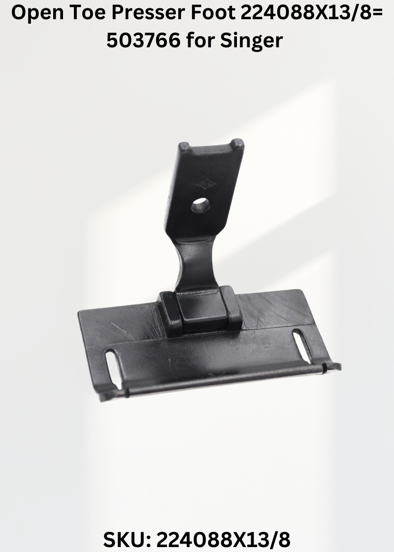 Open Toe Presser Foot 224088X13/8= 503766 for Singer 212U, 212W, 312T, 312U and Singer 112W Sewing Machines