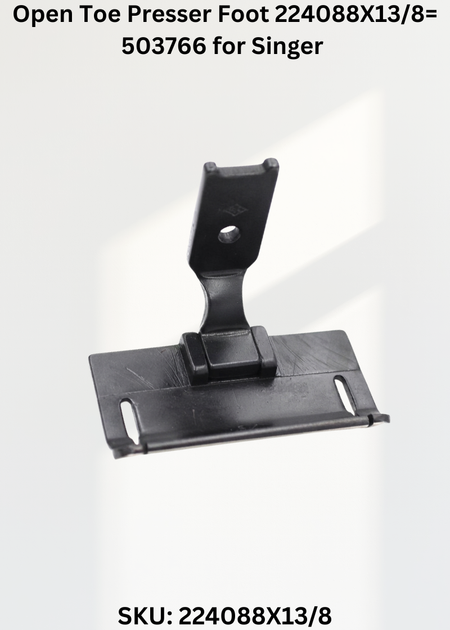 Open Toe Presser Foot 224088X13/8= 503766 for Singer 212U, 212W, 312T, 312U and Singer 112W Sewing Machines