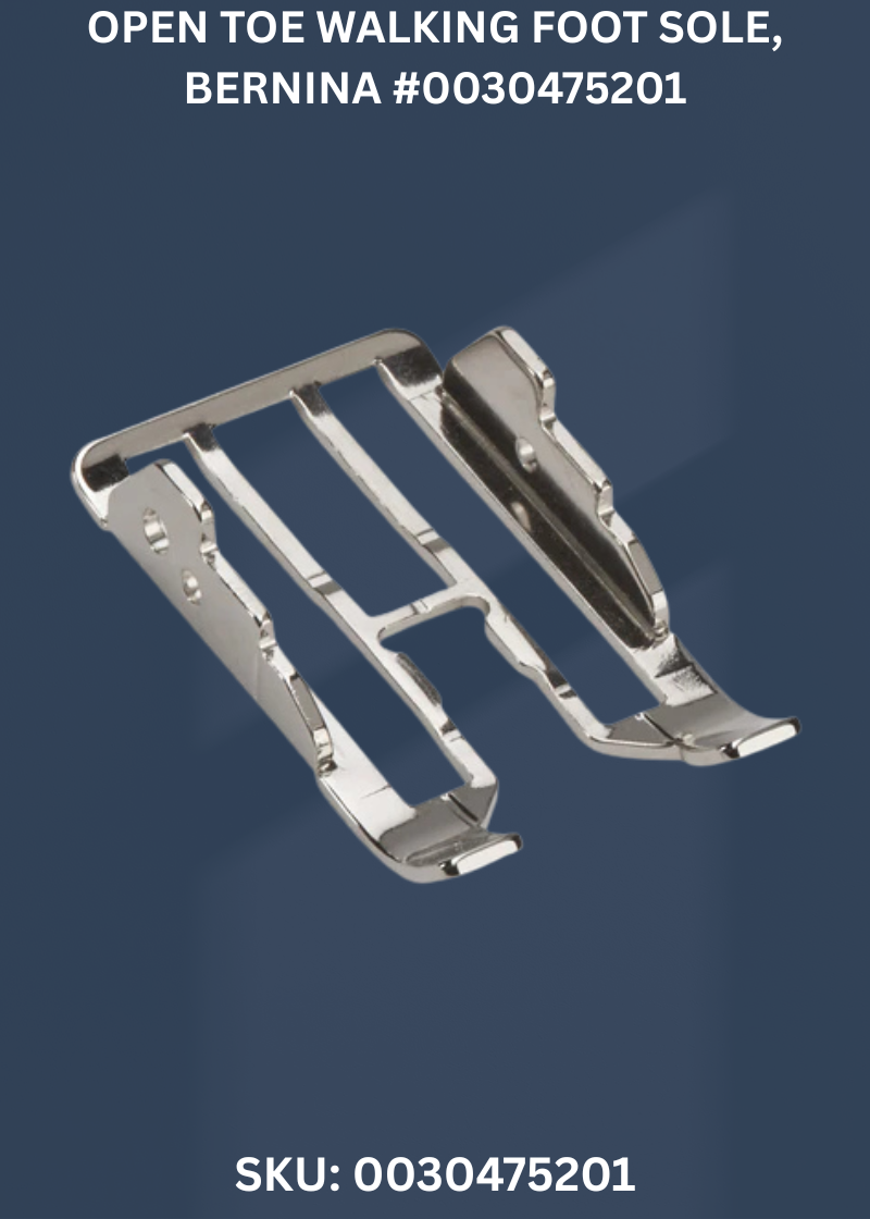 Open Toe Walking Foot Sole for Bernina 0030475201