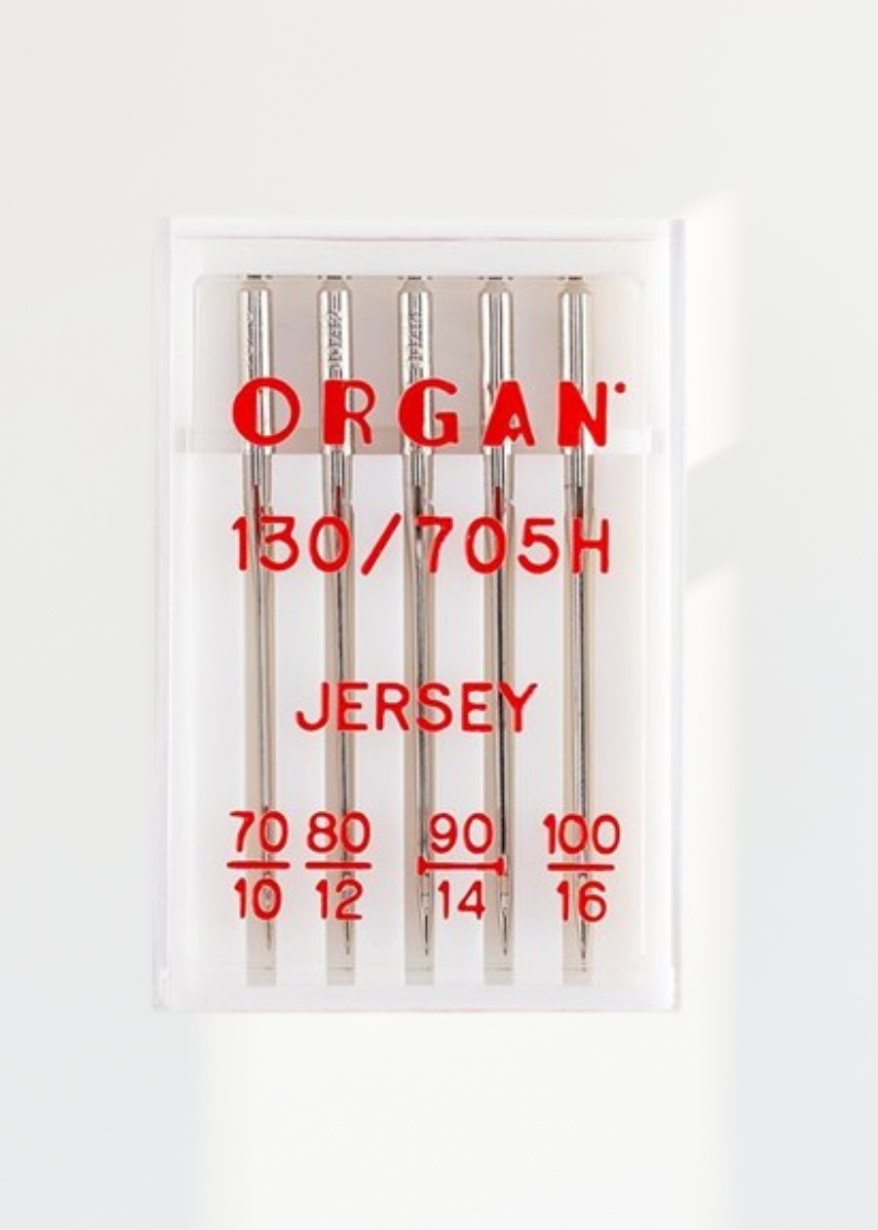 Organ Assorted Jersey Home Machine Needles -15x1, 130/705H - 5/Pack