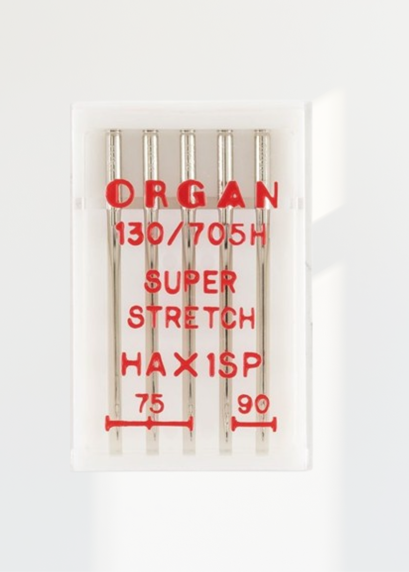 Organ Assorted Super Stretch Home Machine Needles - 15x1, 130/705H, HAx1SP - 5/Pack