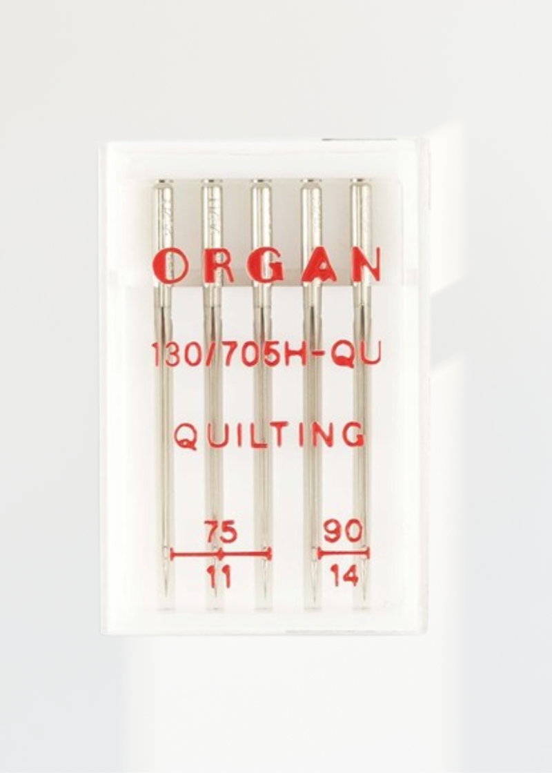Organ Quilting Home Machine Needles - 15x1, 130/705H-QU - 5/Pack