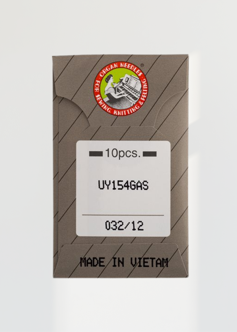 Organ Regular Point Industrial Machine Needles - UY154GAS - 10/Pack