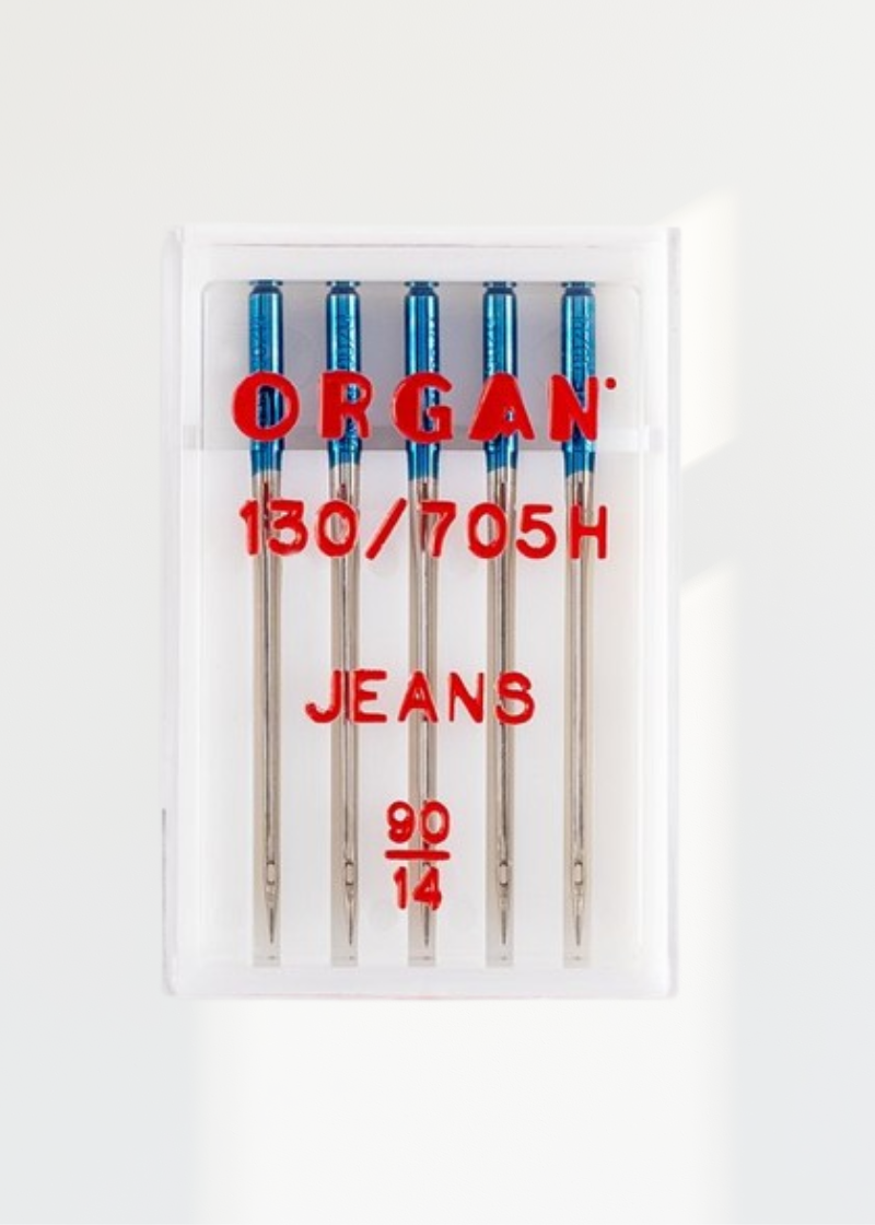 Organ Jean Home Machine Needles - 15x1, 130/705H - 5/Pack