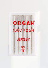 Organ Jersey Home Machine Needles - 15x1, 130/705H SUK - 5/Pack