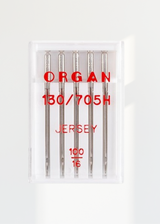 Organ Jersey Home Machine Needles - 15x1, 130/705H SUK - 5/Pack
