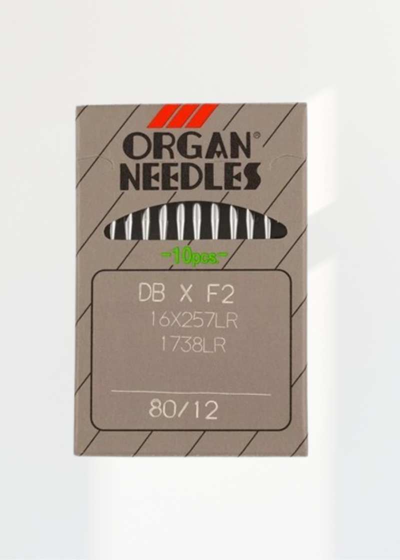 Organ Leather Point Industrial Machine Needles - DBxF2, 16x257LR, 1738LR - 10/Pack