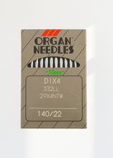 Organ Leather Point Straight Stitch Industrial Machine Needles - 29x4NTW, DIx4, 332LL - 10/Pack
