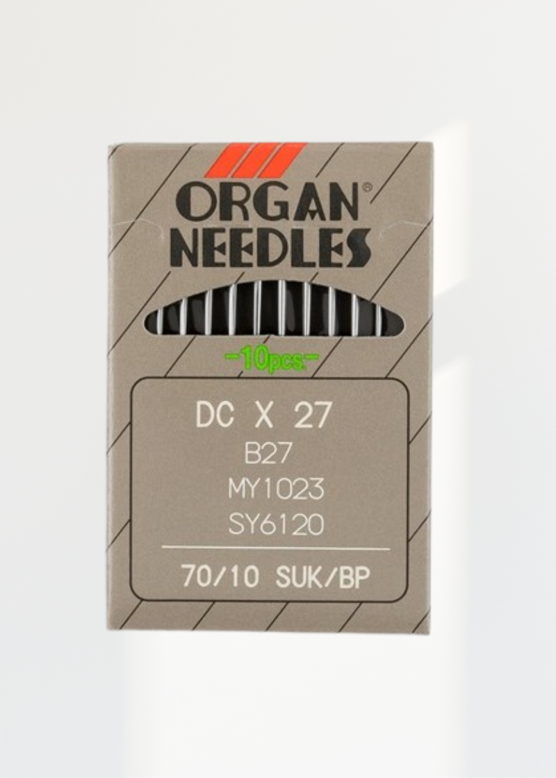 Organ Light Ball Point Industrial Machine Needles - DCx27, B27, MY1023, SY6120 - 10/Pack