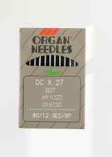 Organ Light Ball Point Industrial Machine Needles - DCx27, B27, MY1023, SY6120 - 10/Pack