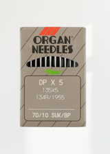 Organ Medium Ball Point (SUK) Straight Stitch Industrial Machine Needles - DPx5, 135x5, 134R/1955 - 10/Pack