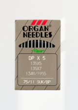 Organ Medium Ball Point (SUK) Straight Stitch Industrial Machine Needles - DPx5, 135x5, 134R/1955 - 10/Pack