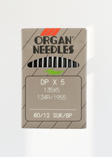 Organ Medium Ball Point (SUK) Straight Stitch Industrial Machine Needles - DPx5, 135x5, 134R/1955 - 10/Pack