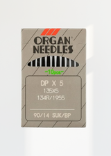 Organ Medium Ball Point (SUK) Straight Stitch Industrial Machine Needles - DPx5, 135x5, 134R/1955 - 10/Pack