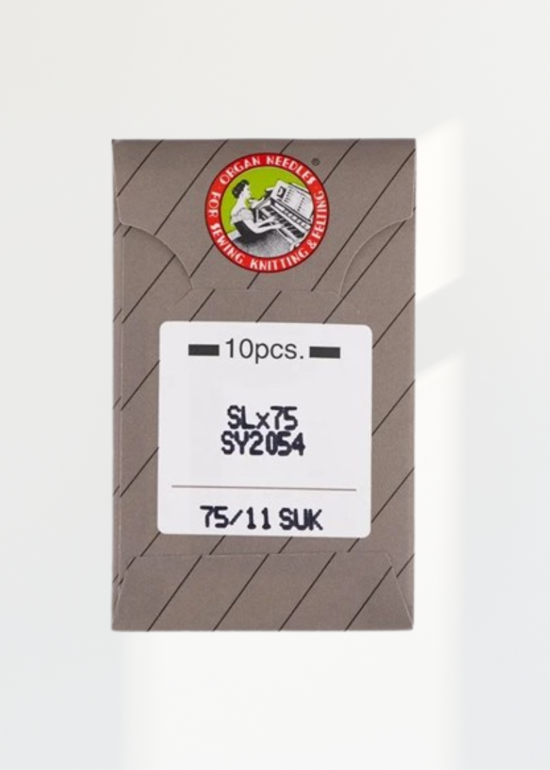 Organ Medium Ball Point Serger Industrial Machine Needles - SLx75, SY2054 - 10/Pack