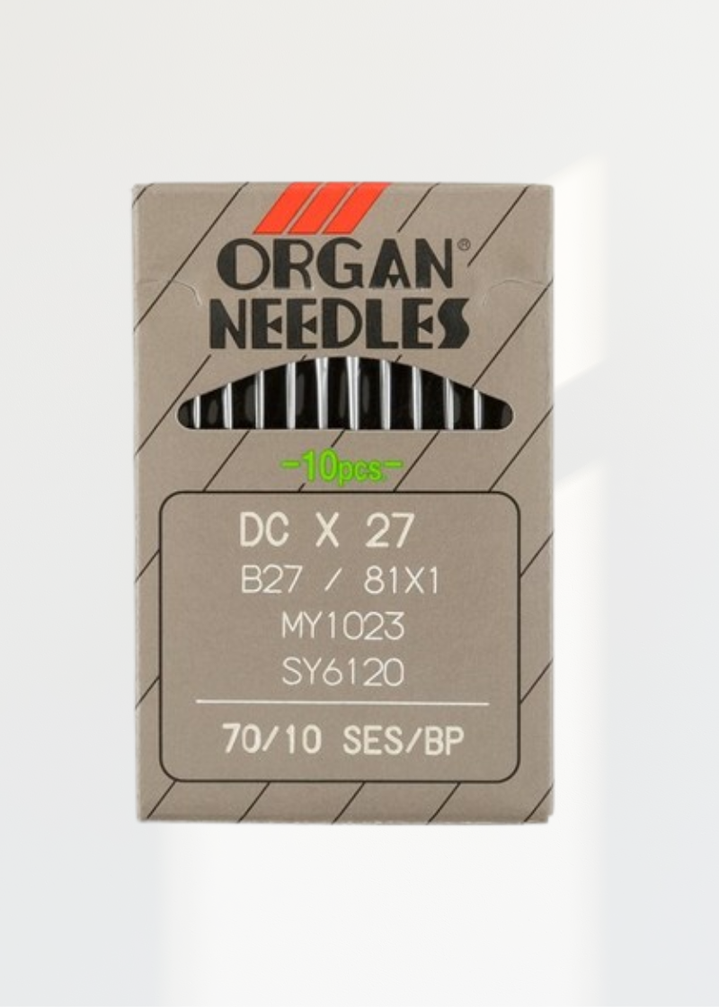 Organ Medium Ball Point Serger Overlock Industrial Machine Needles - DCx27, B27/81x1, MY1023, SY6120, - 10/Pack