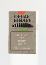 Organ Medium Ball Point Serger Overlock Industrial Machine Needles - DCx27, B27/81x1, MY1023, SY6120, - 10/Pack