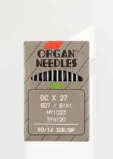 Organ Medium Ball Point Serger Overlock Industrial Machine Needles - DCx27, B27/81x1, MY1023, SY6120, - 10/Pack