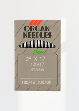 Organ Medium Ball Point Straight Stitch Industrial Machine Needles - DPx17, 135x17, SY3355 - 10/Pack