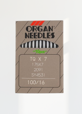 Organ Regular Point Button Industrial Machine Needles - TQx7, 175x7, 2091, SY4531 - 10/Pack